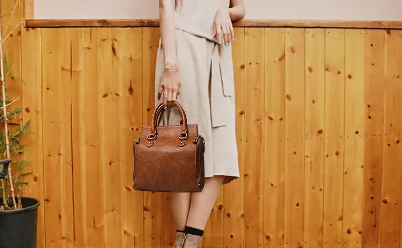 Traveller's Carry-All Bag (Cognac Brown)