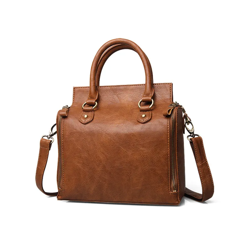 Traveller's Carry-All Bag (Cognac Brown)