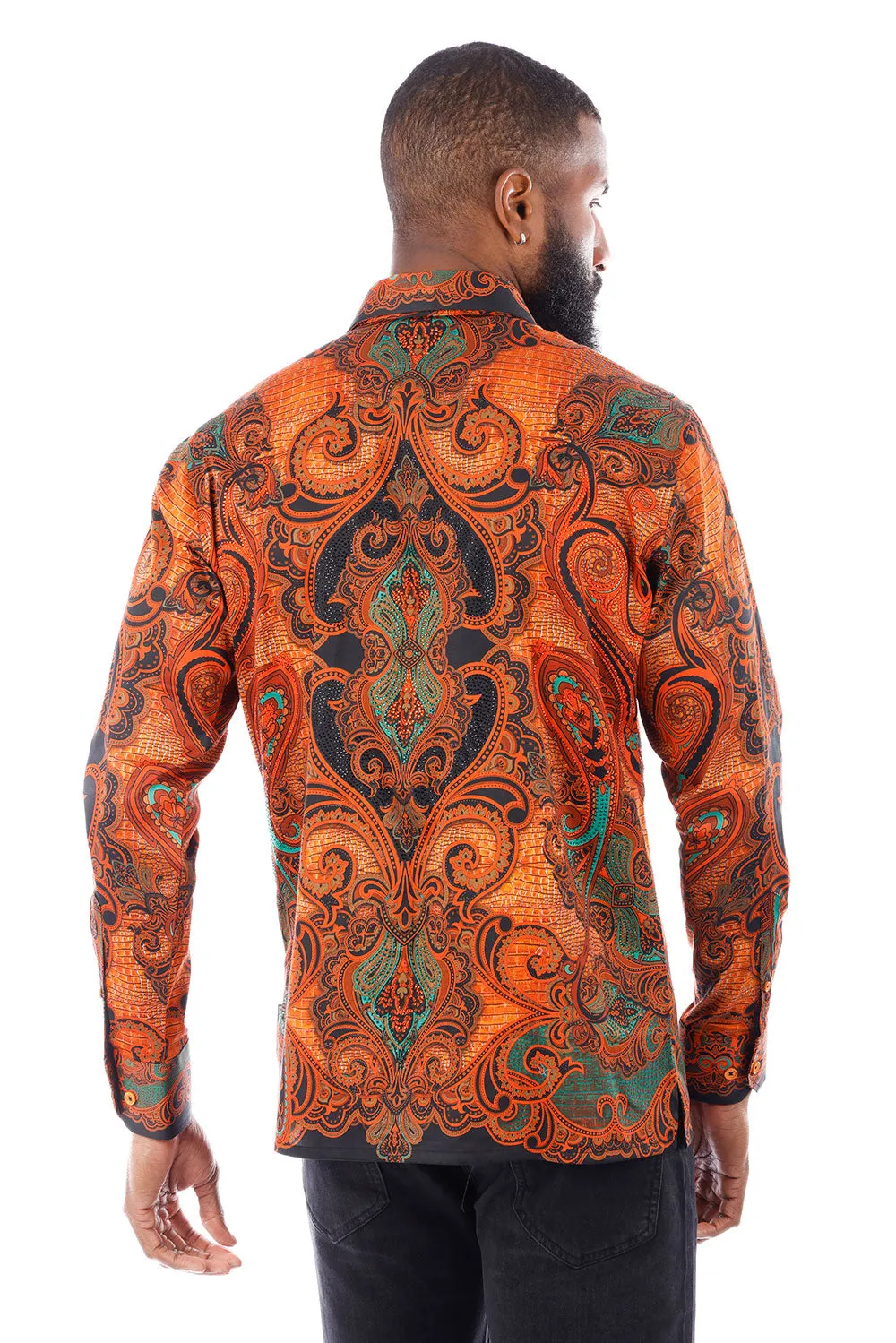 Trig Trend Rhinestone Long Sleeve Shirt