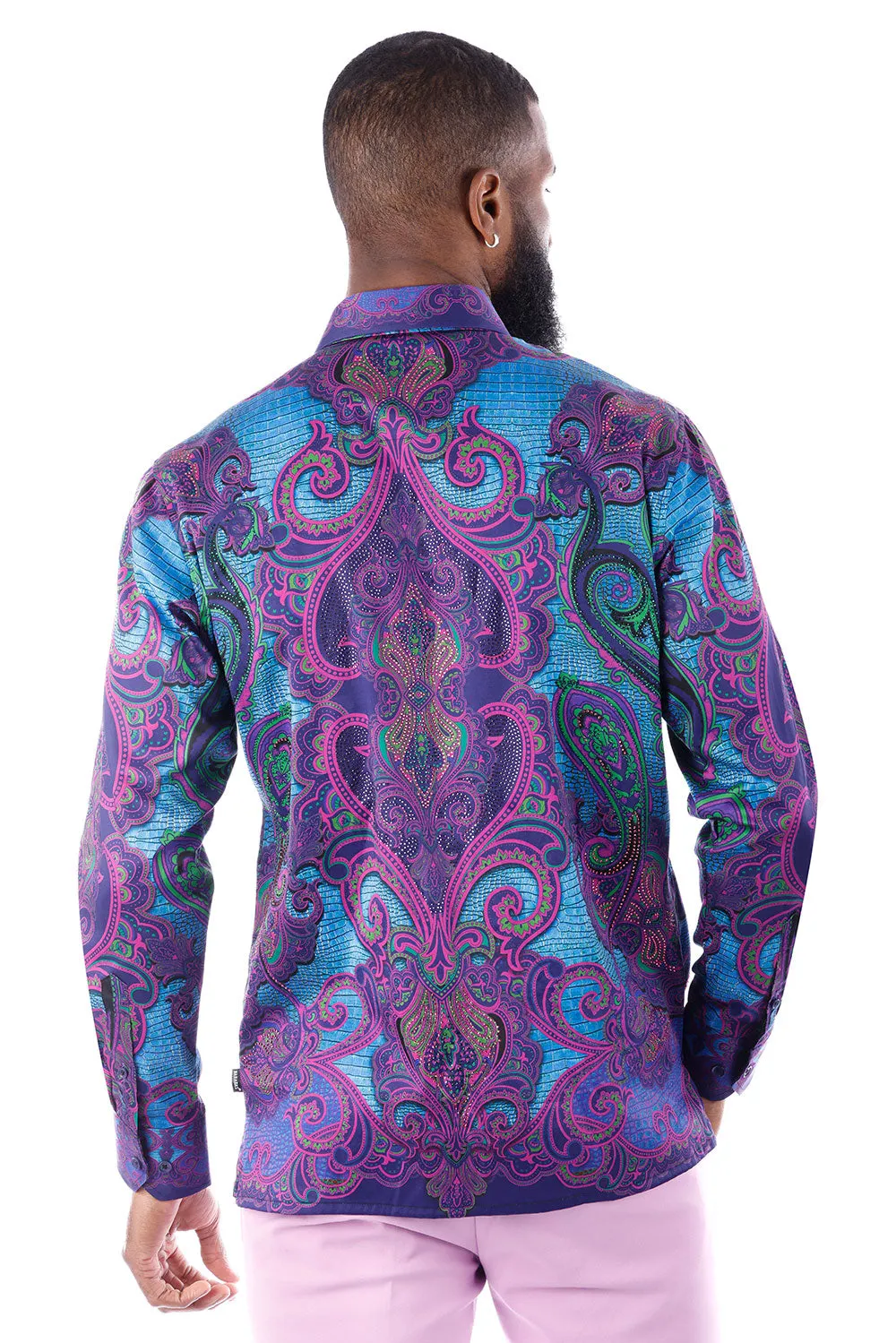 Trig Trend Rhinestone Long Sleeve Shirt