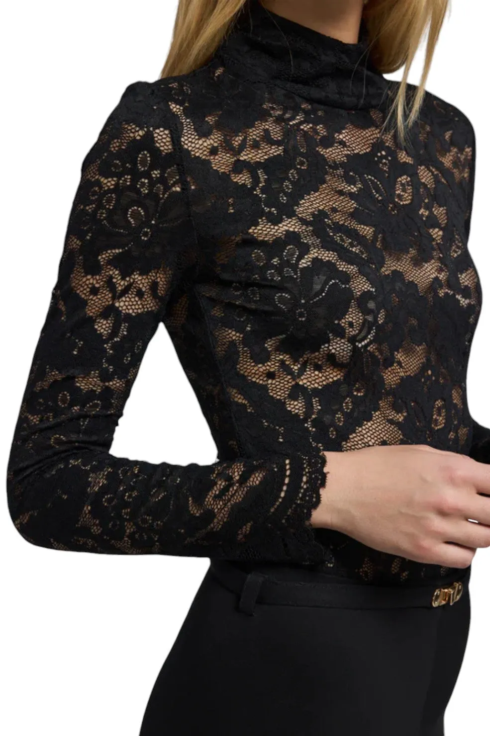 Tyla Lace Top - Black