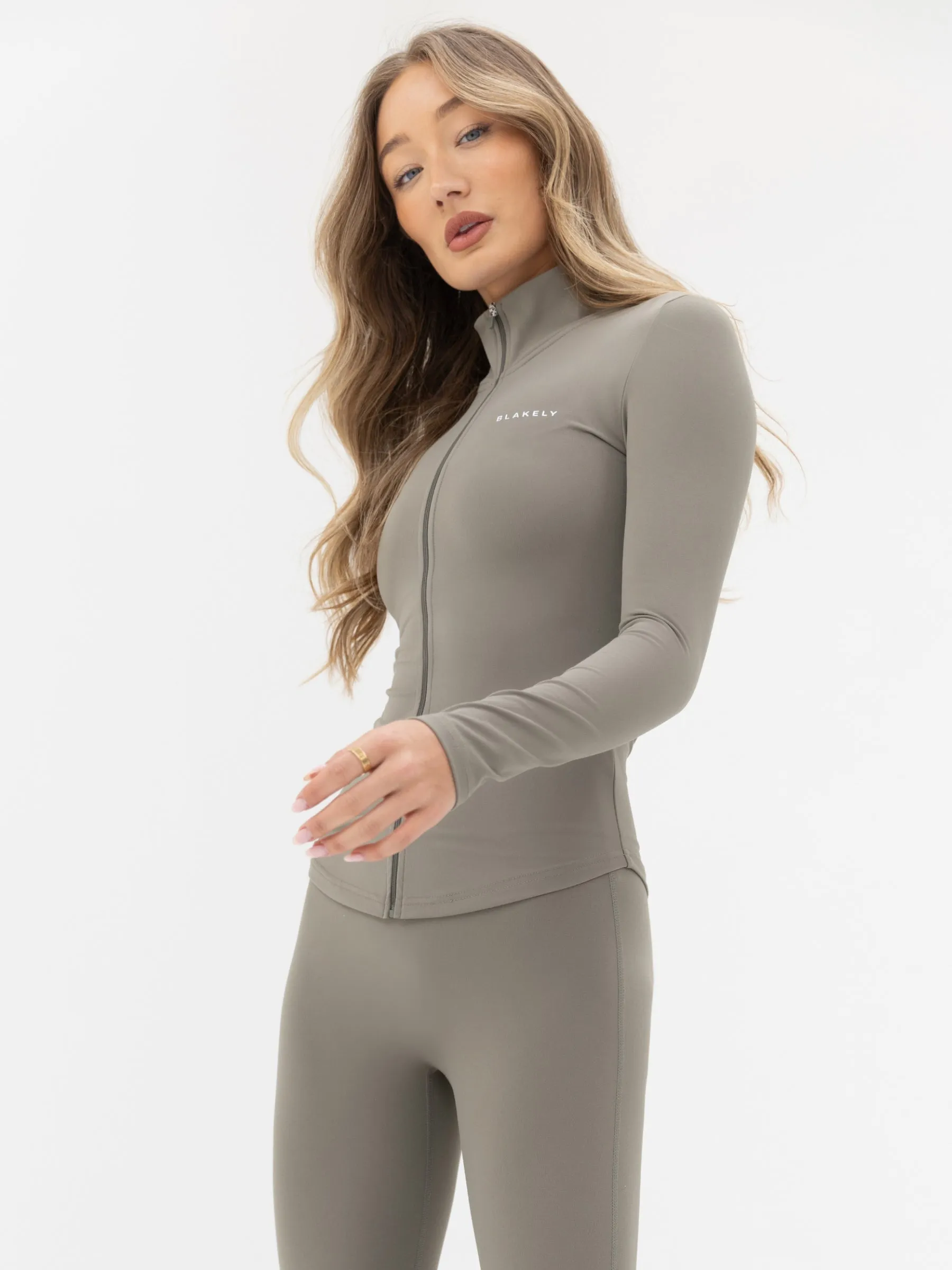 Ultimate Full Zip Jacket & Leggings Set - Safari Green