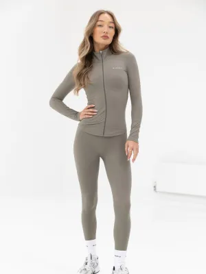 Ultimate Full Zip Jacket & Leggings Set - Safari Green