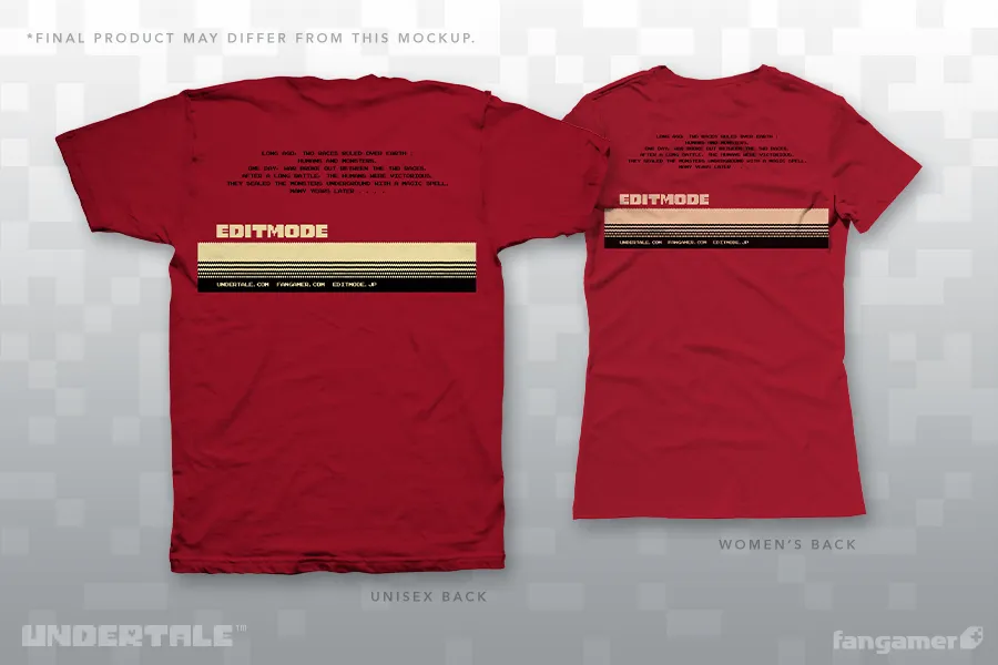 UNDERTALE x EDITMODE (Fangamer Cut)