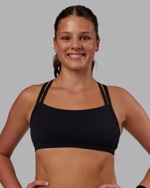 Velocity Sports Bra - Black