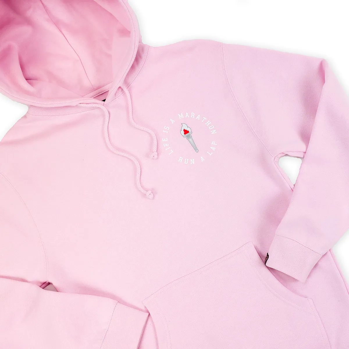 Victory Torch Hoodie - Soft Pink