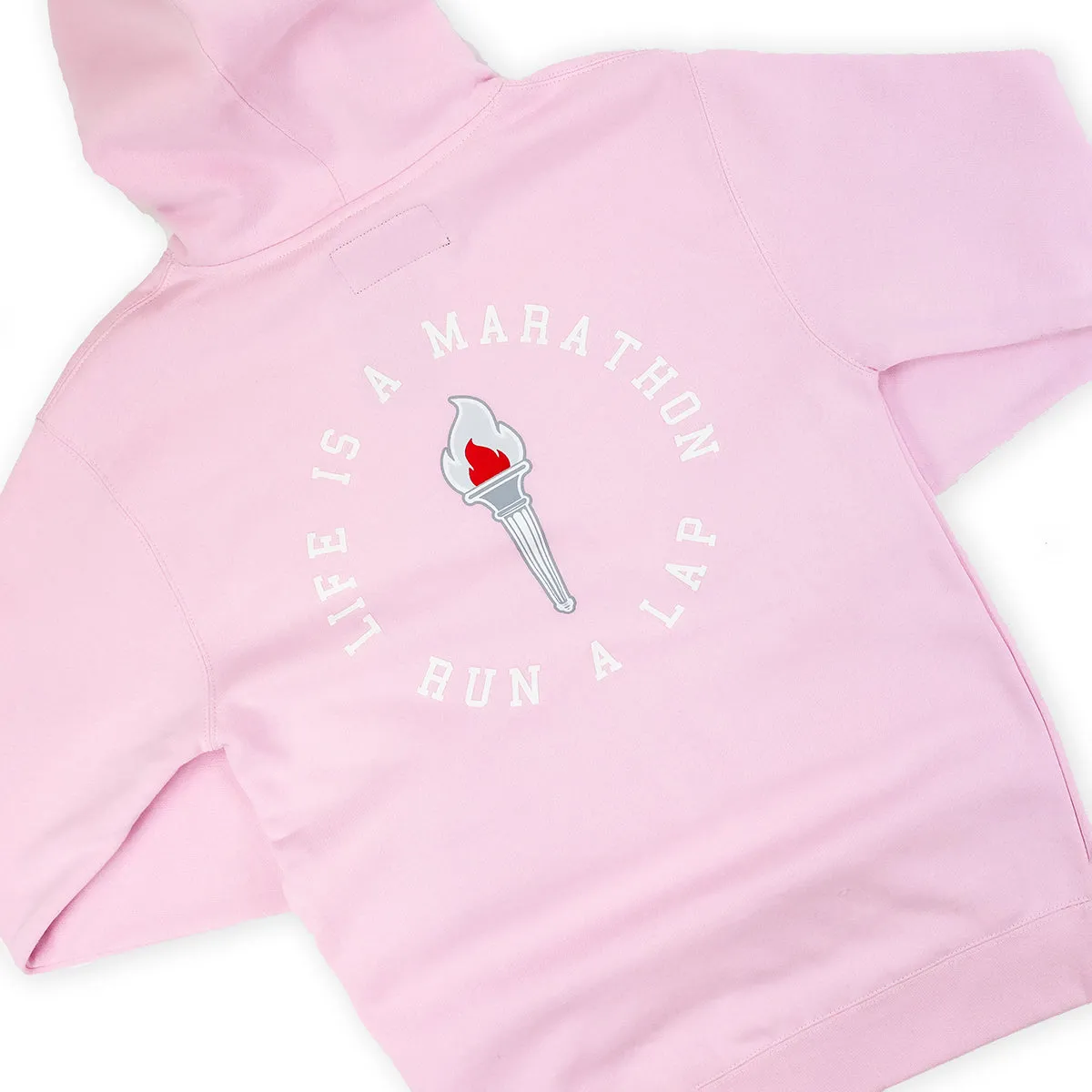 Victory Torch Hoodie - Soft Pink