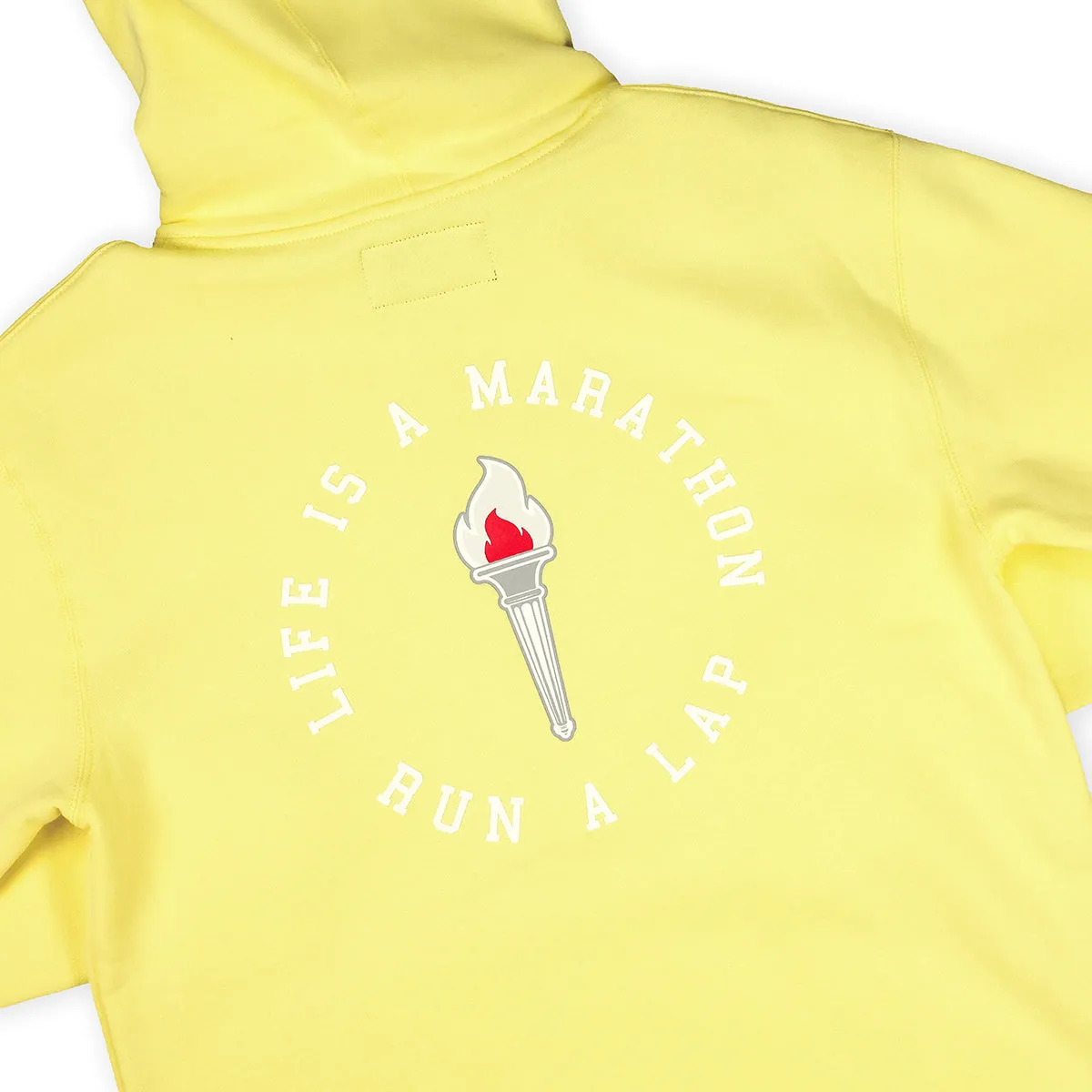 Victory Torch Hoodie - Soft Yellow