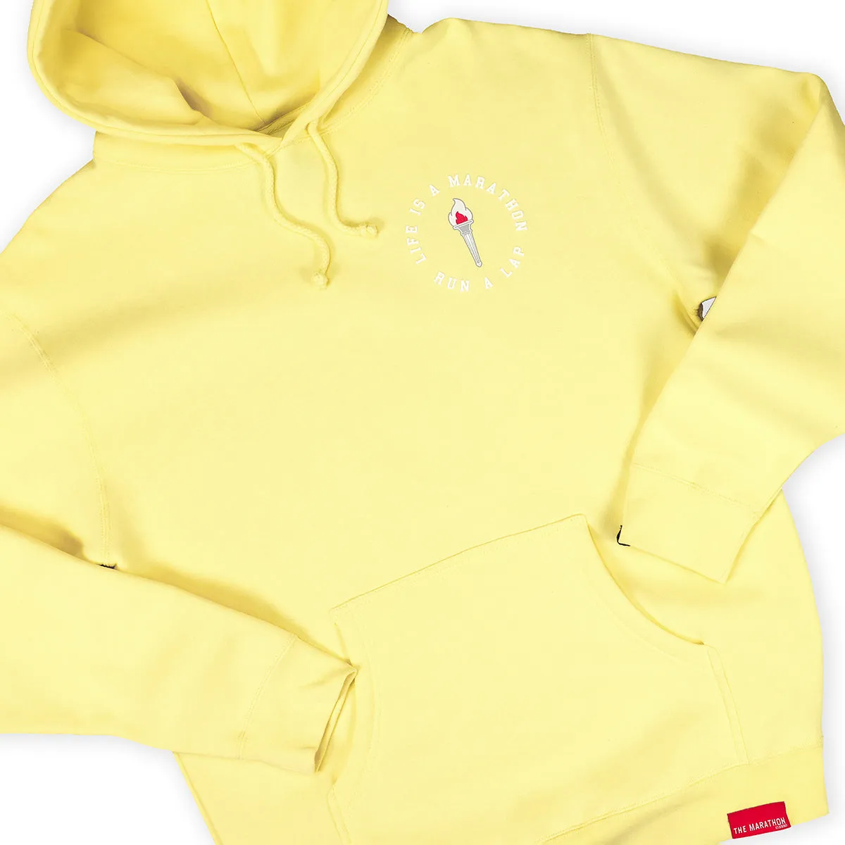 Victory Torch Hoodie - Soft Yellow