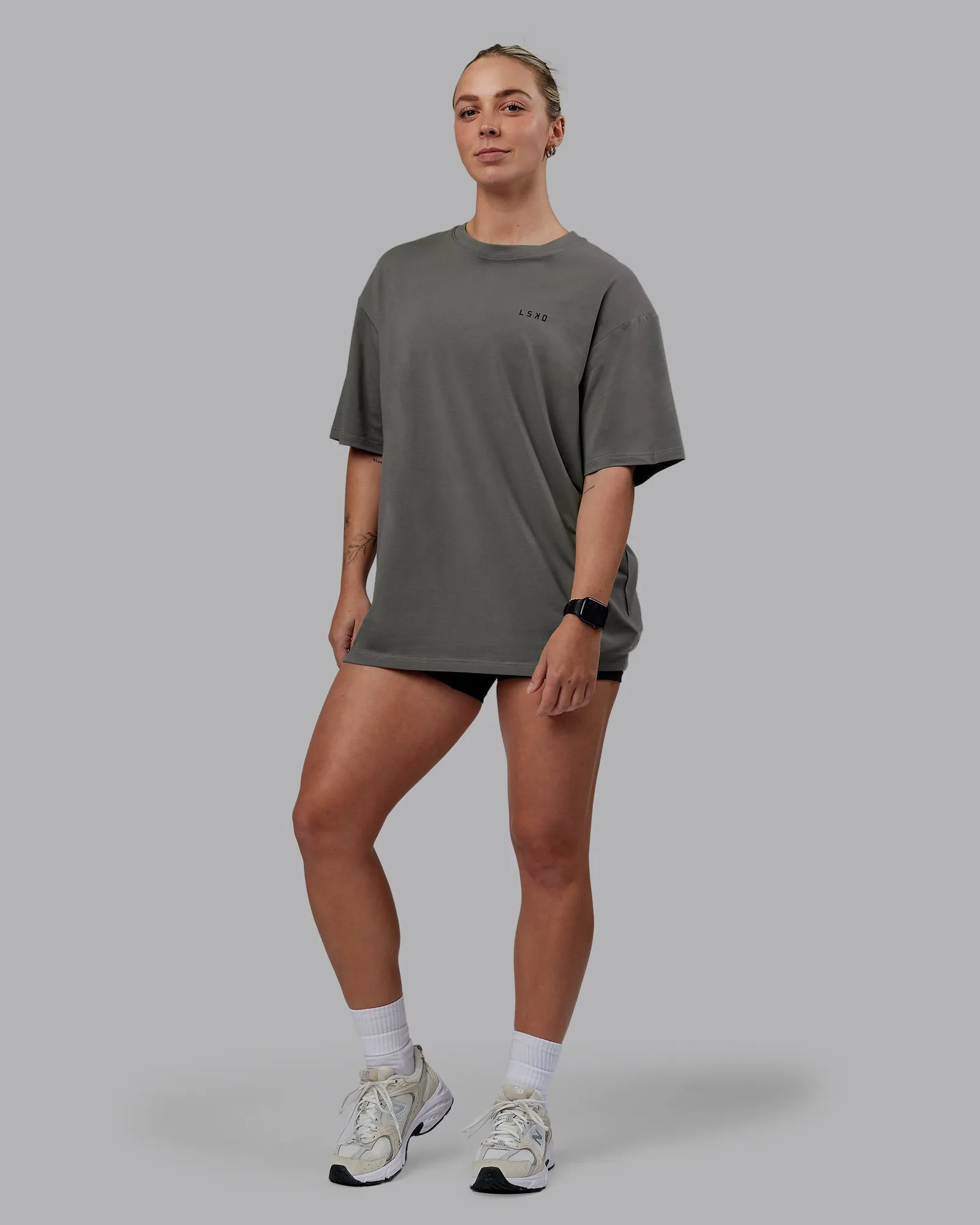 VS5 FLXCotton Tee Oversize - Storm Front-Black