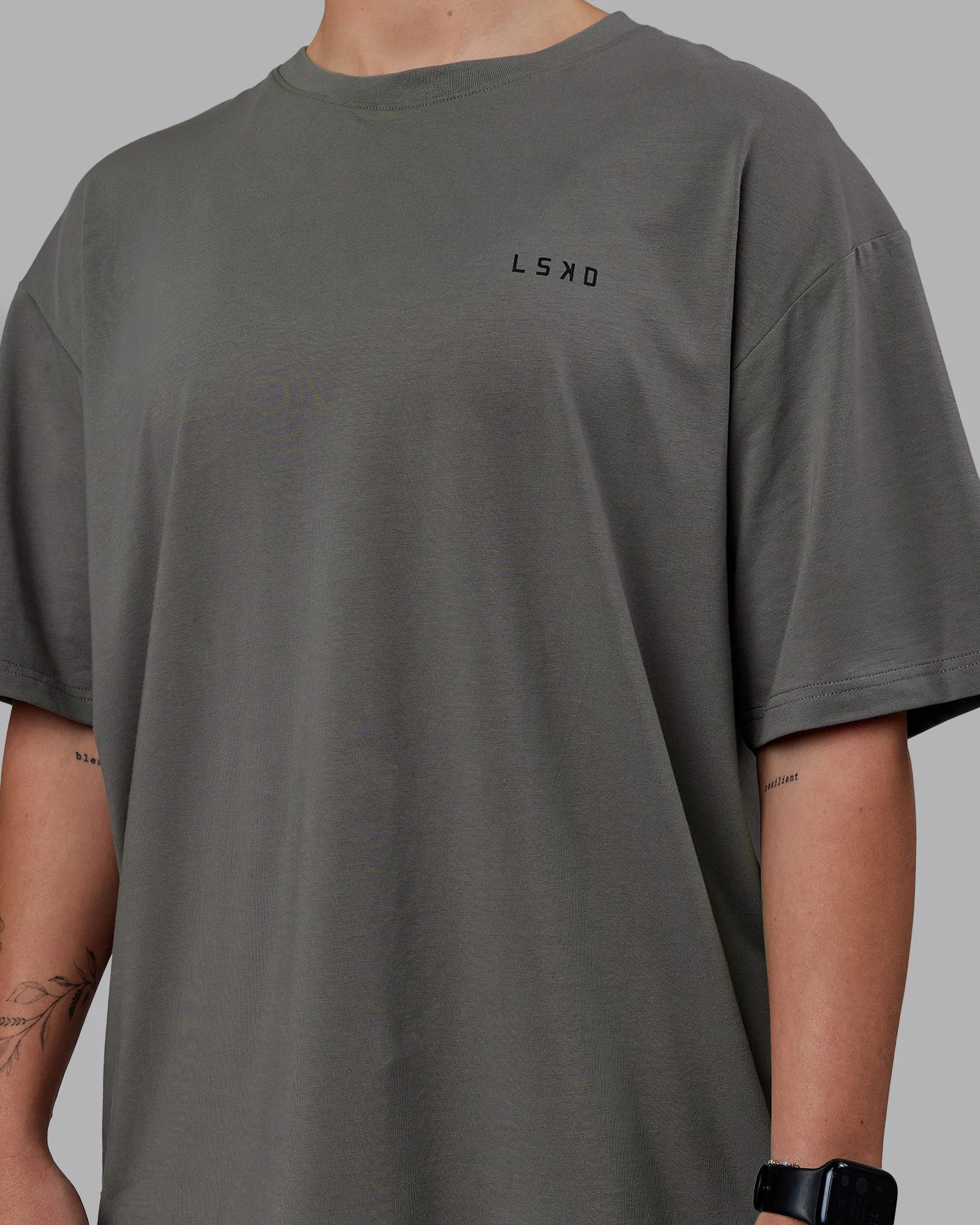 VS5 FLXCotton Tee Oversize - Storm Front-Black