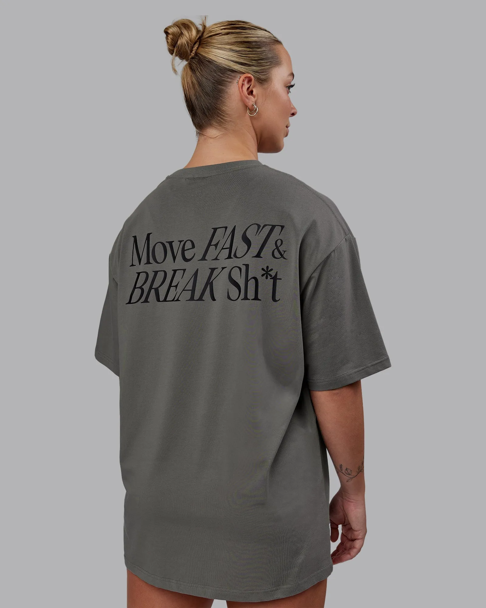 VS5 FLXCotton Tee Oversize - Storm Front-Black