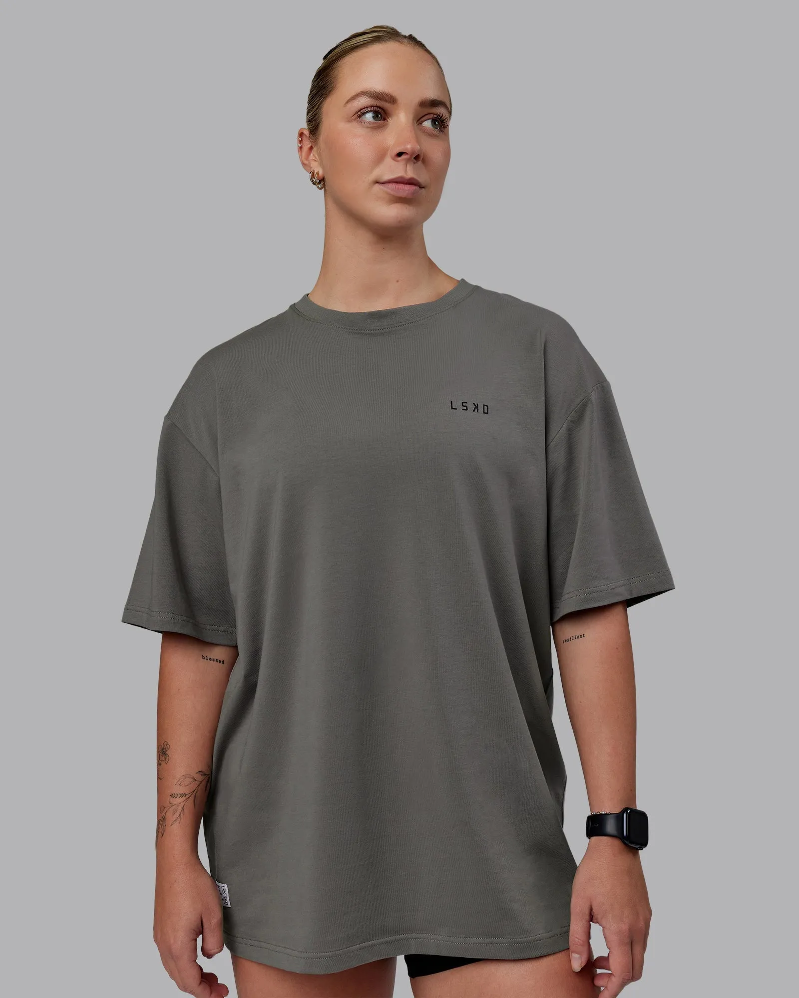 VS5 FLXCotton Tee Oversize - Storm Front-Black