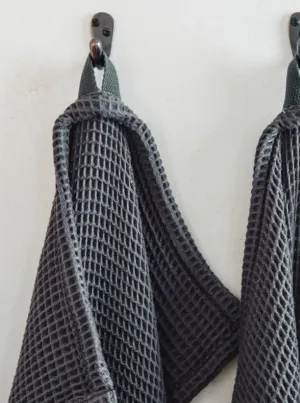 Waffle Towels - Slate