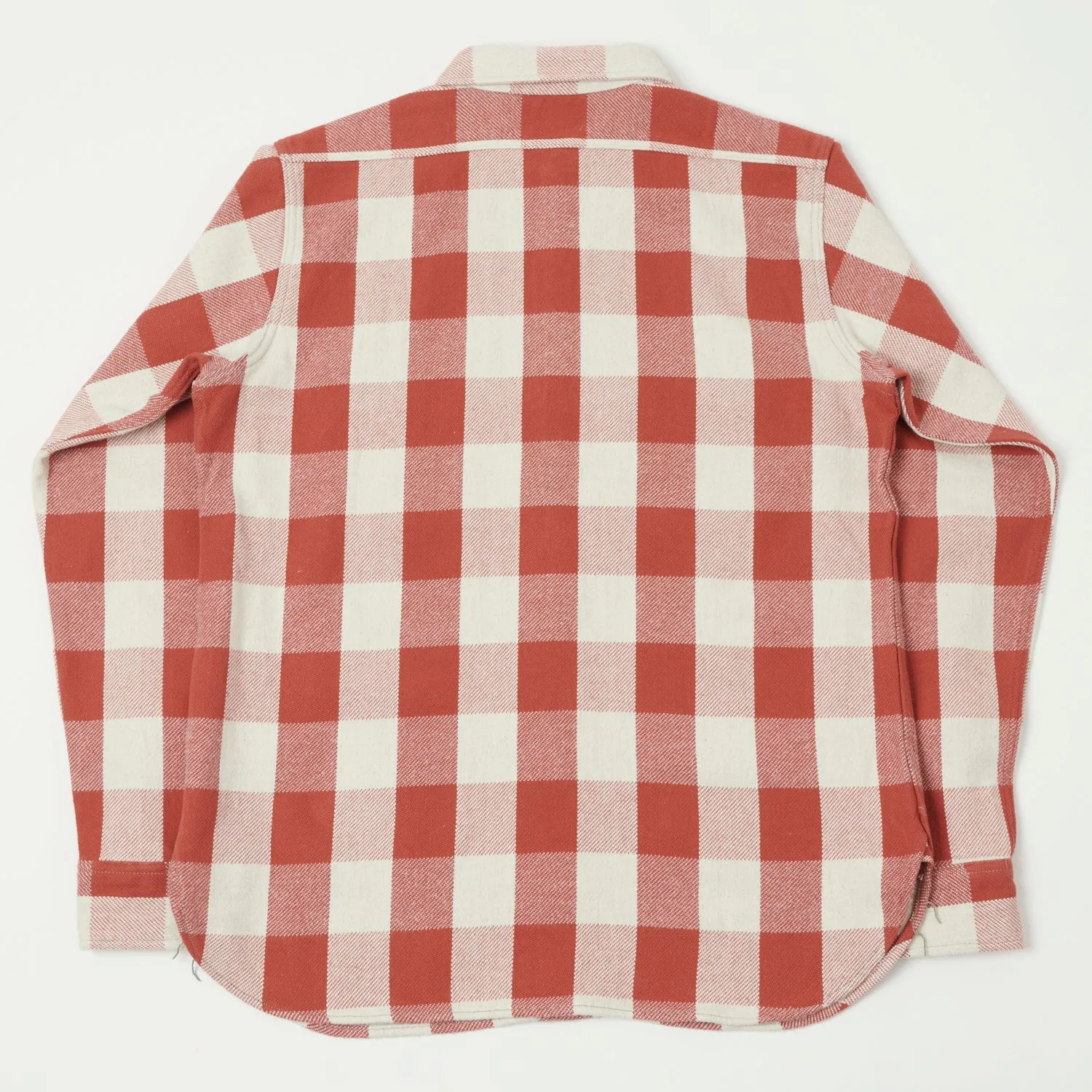Warehouse & Co 3104 '23 'A Pattern' Flannel Shirt - Red