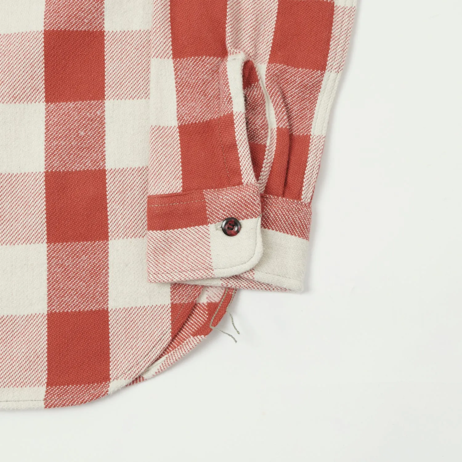 Warehouse & Co 3104 '23 'A Pattern' Flannel Shirt - Red