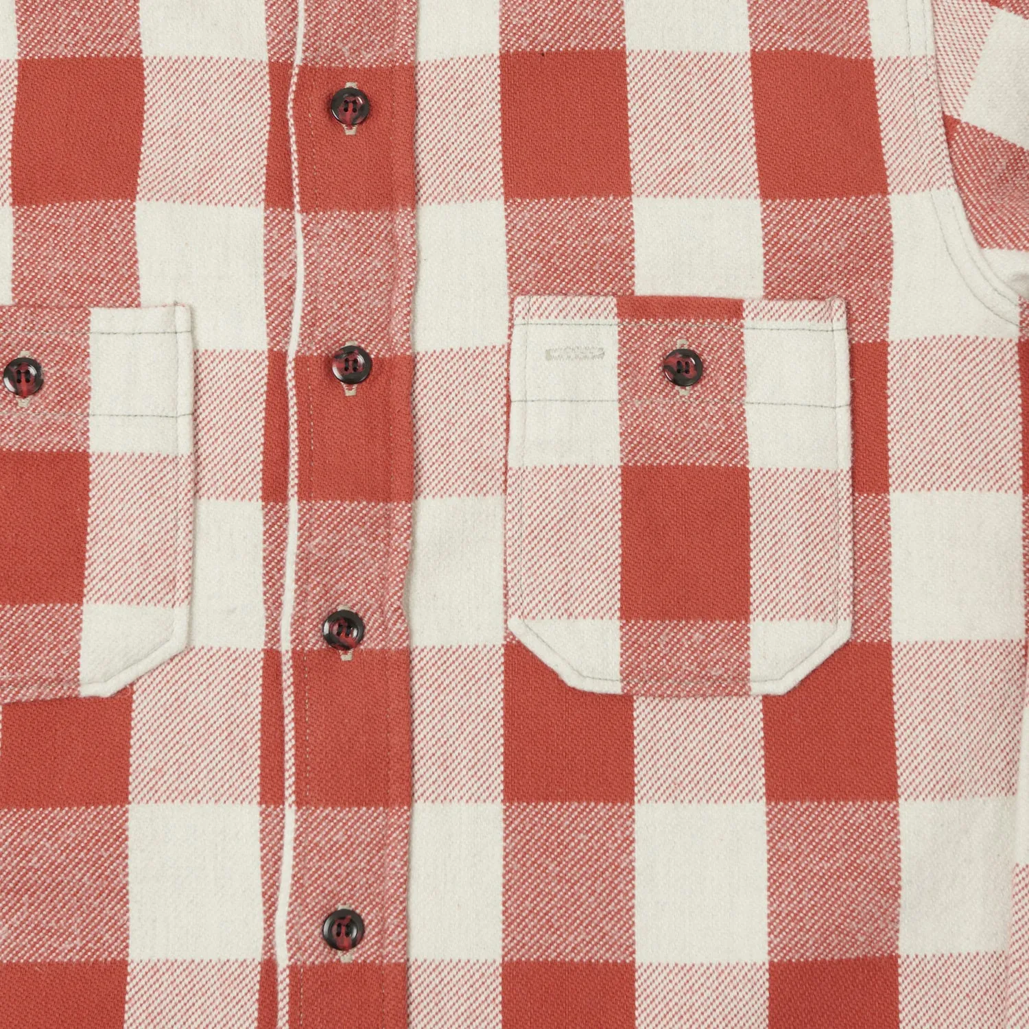 Warehouse & Co 3104 '23 'A Pattern' Flannel Shirt - Red