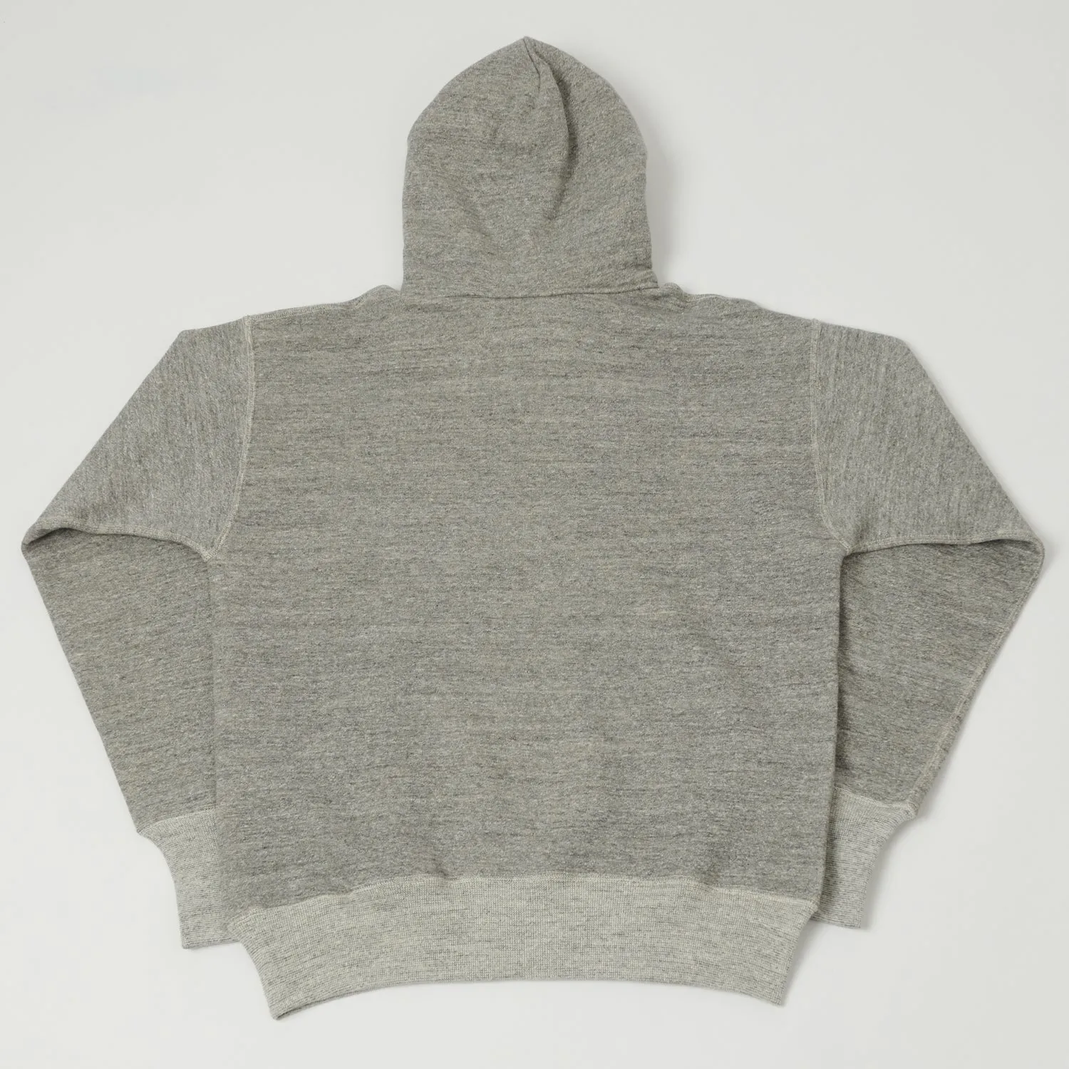 Warehouse & Co 469 The Set-In Hooded Sweatshirt - Heather Grey