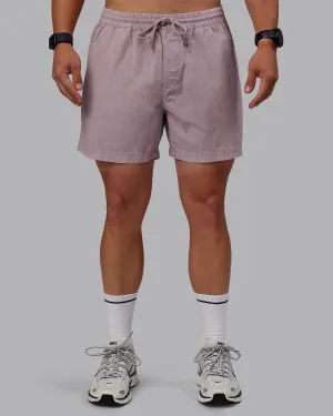 Washed Daily 5 Short - Greyish Purple