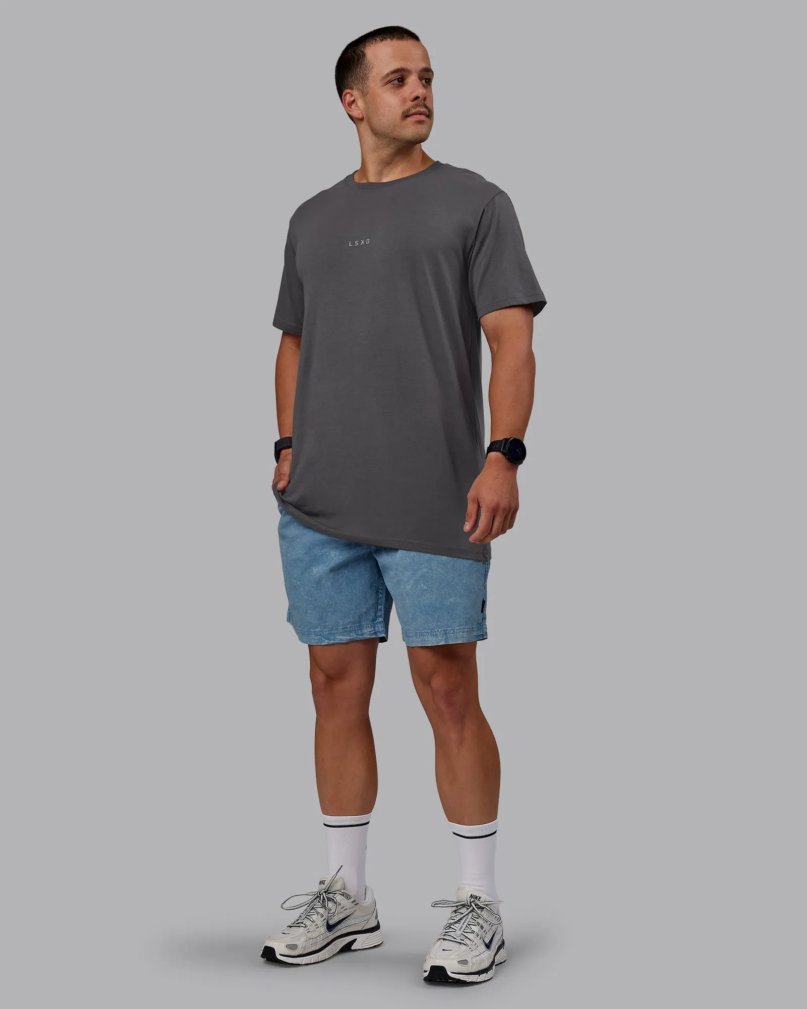 Washed Daily 7 Short - Elemental Blue