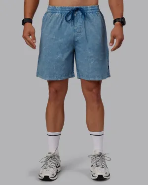Washed Daily 7 Short - Elemental Blue