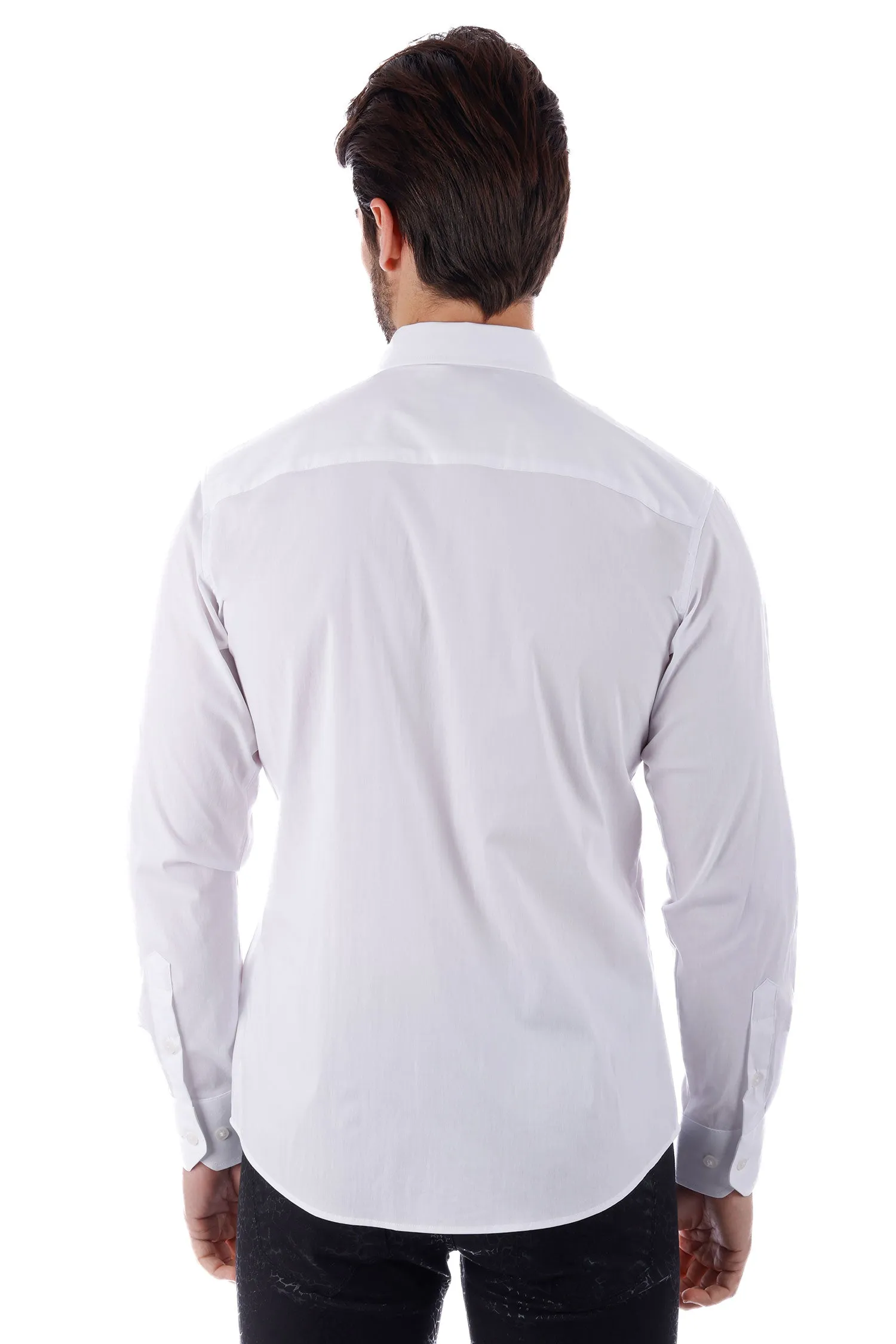 Weave Depiction Long Sleeve Shirt