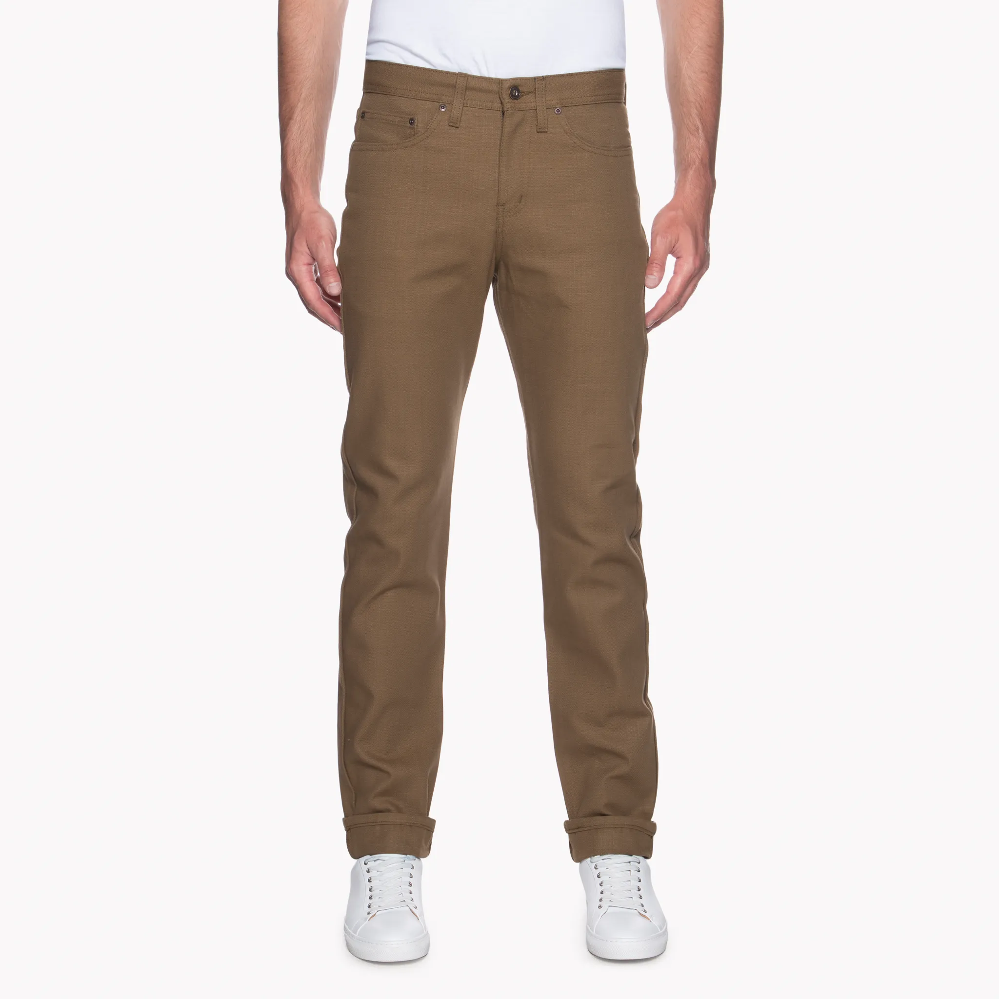 Weird Guy - Raw Cotton Canvas - Brown