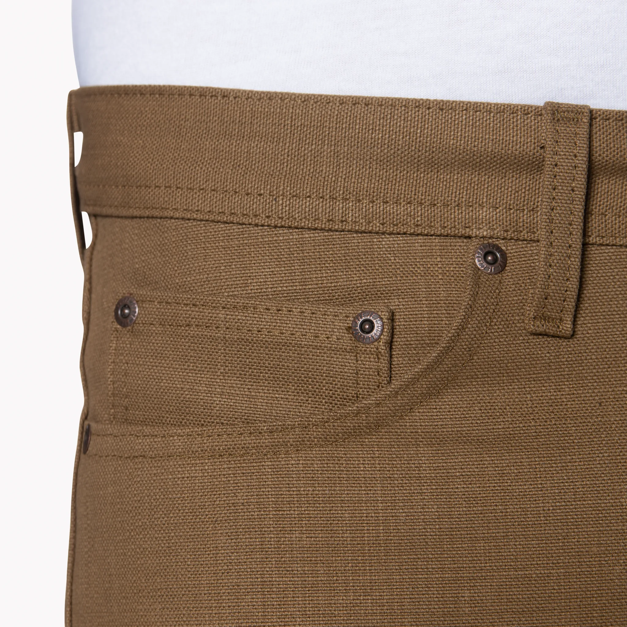 Weird Guy - Raw Cotton Canvas - Brown