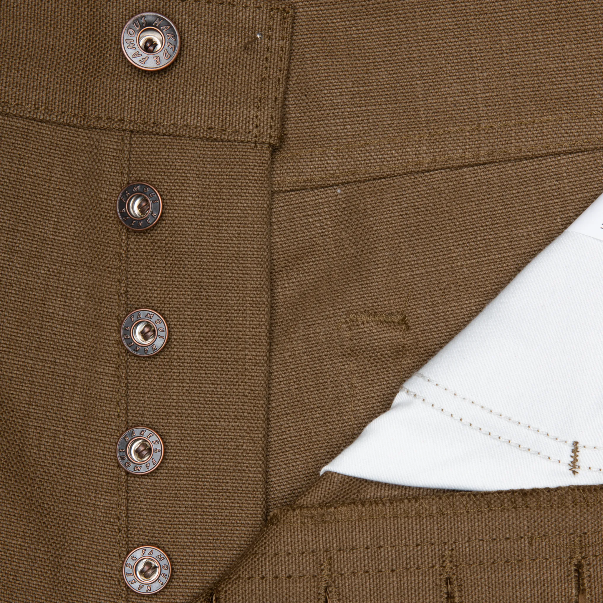 Weird Guy - Raw Cotton Canvas - Brown