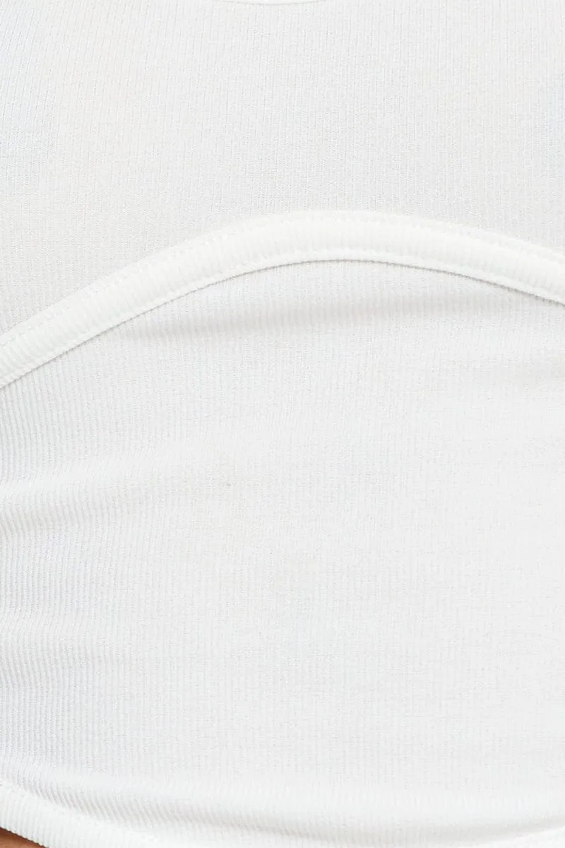 White Crop Top
