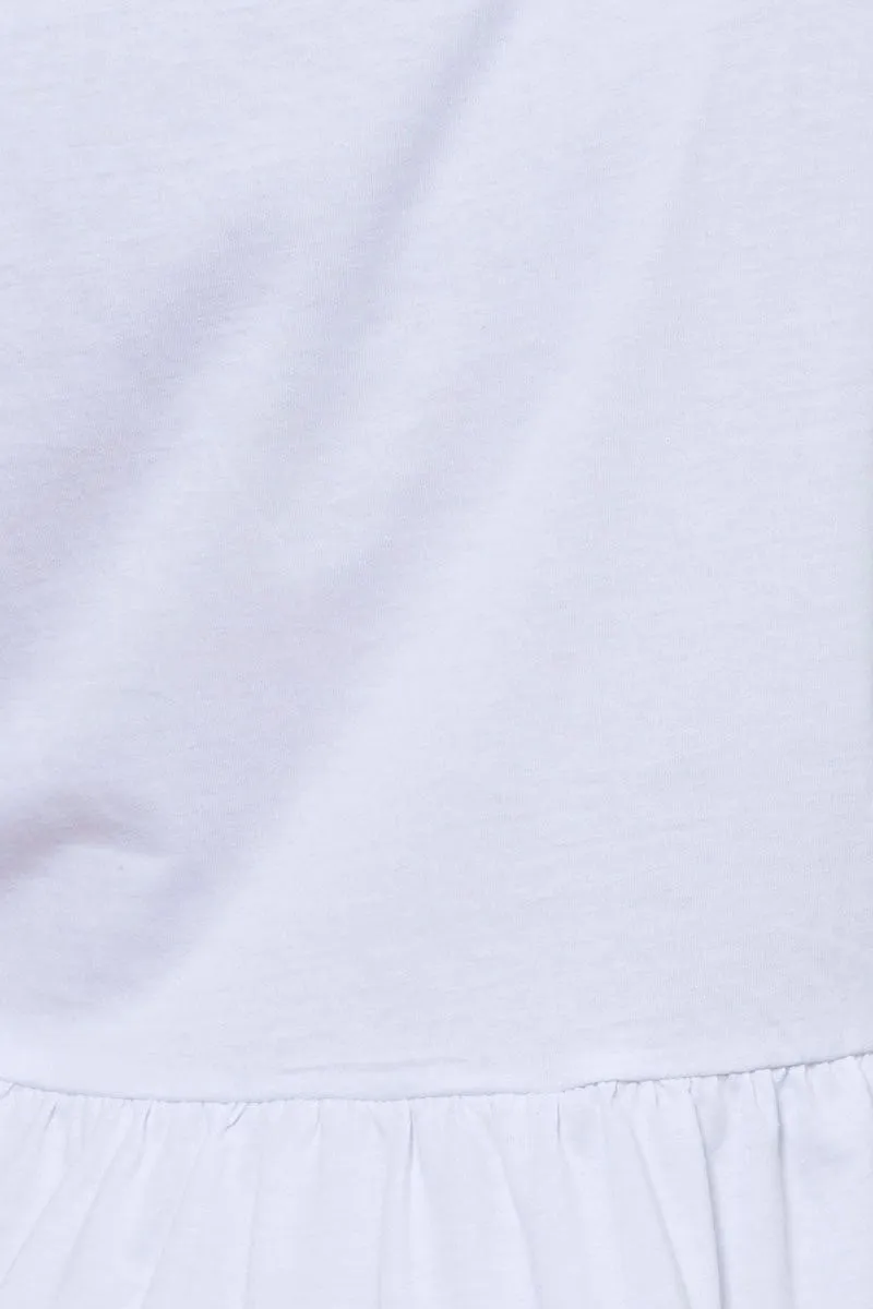White T Shirt Short Sleeve