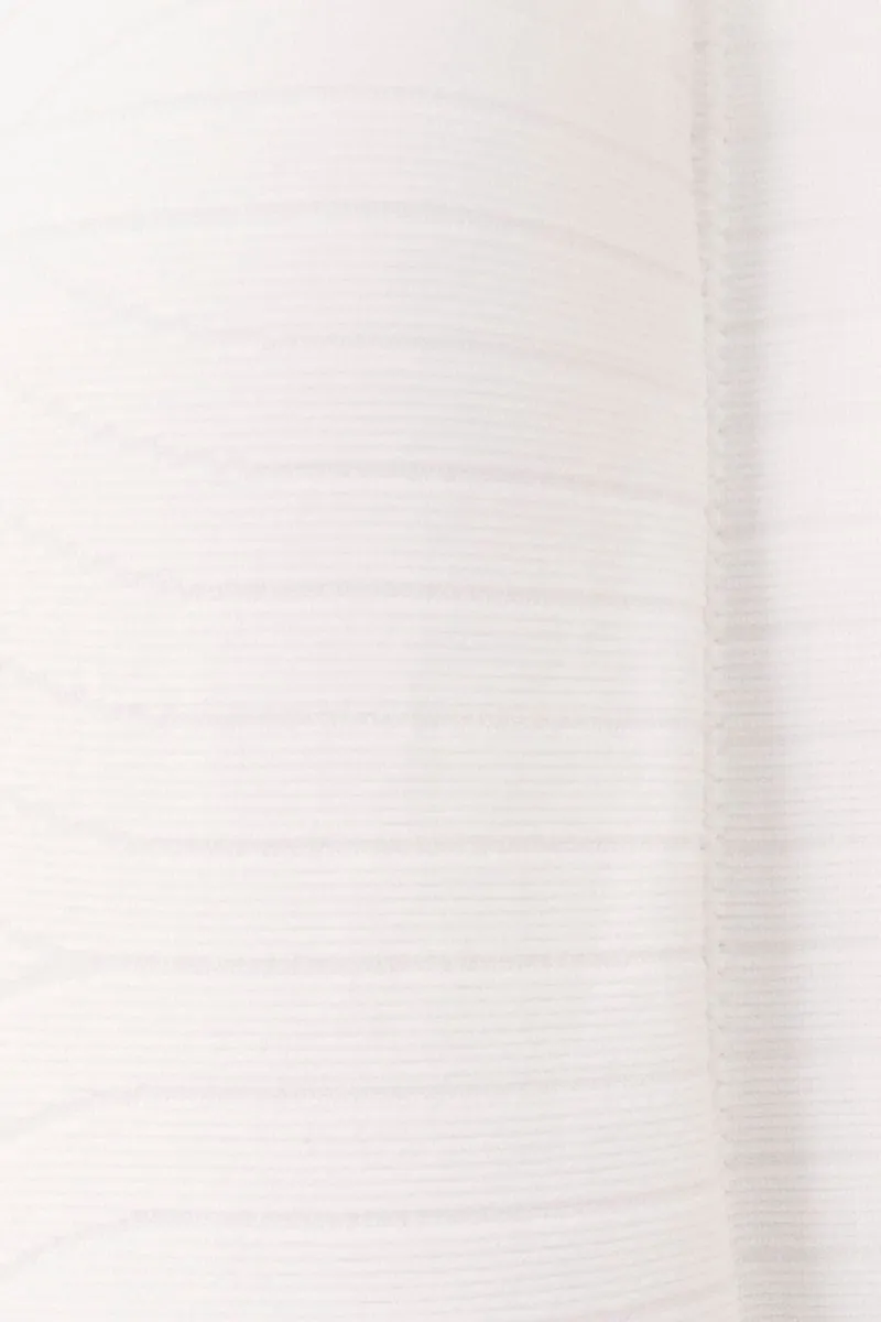 White Top Sleeveless Seamless