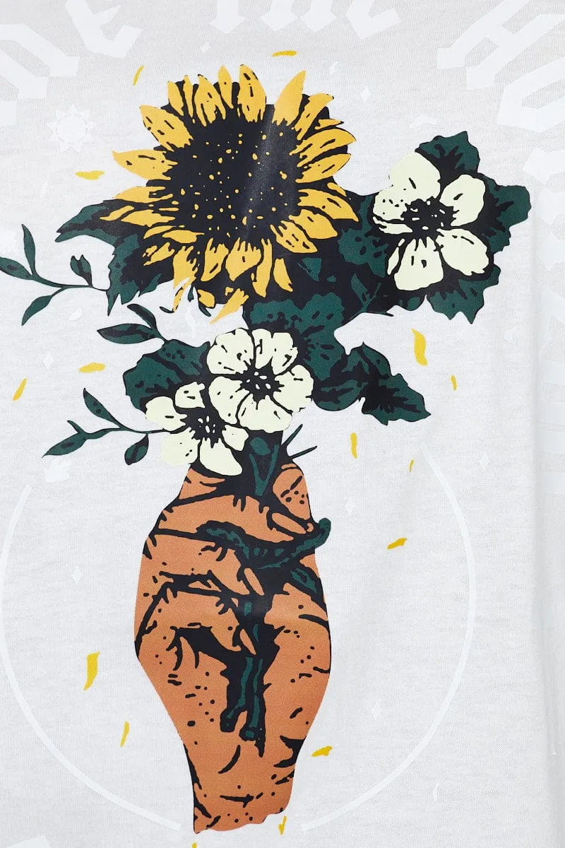 White Vintage T Shirt Boyfriend
