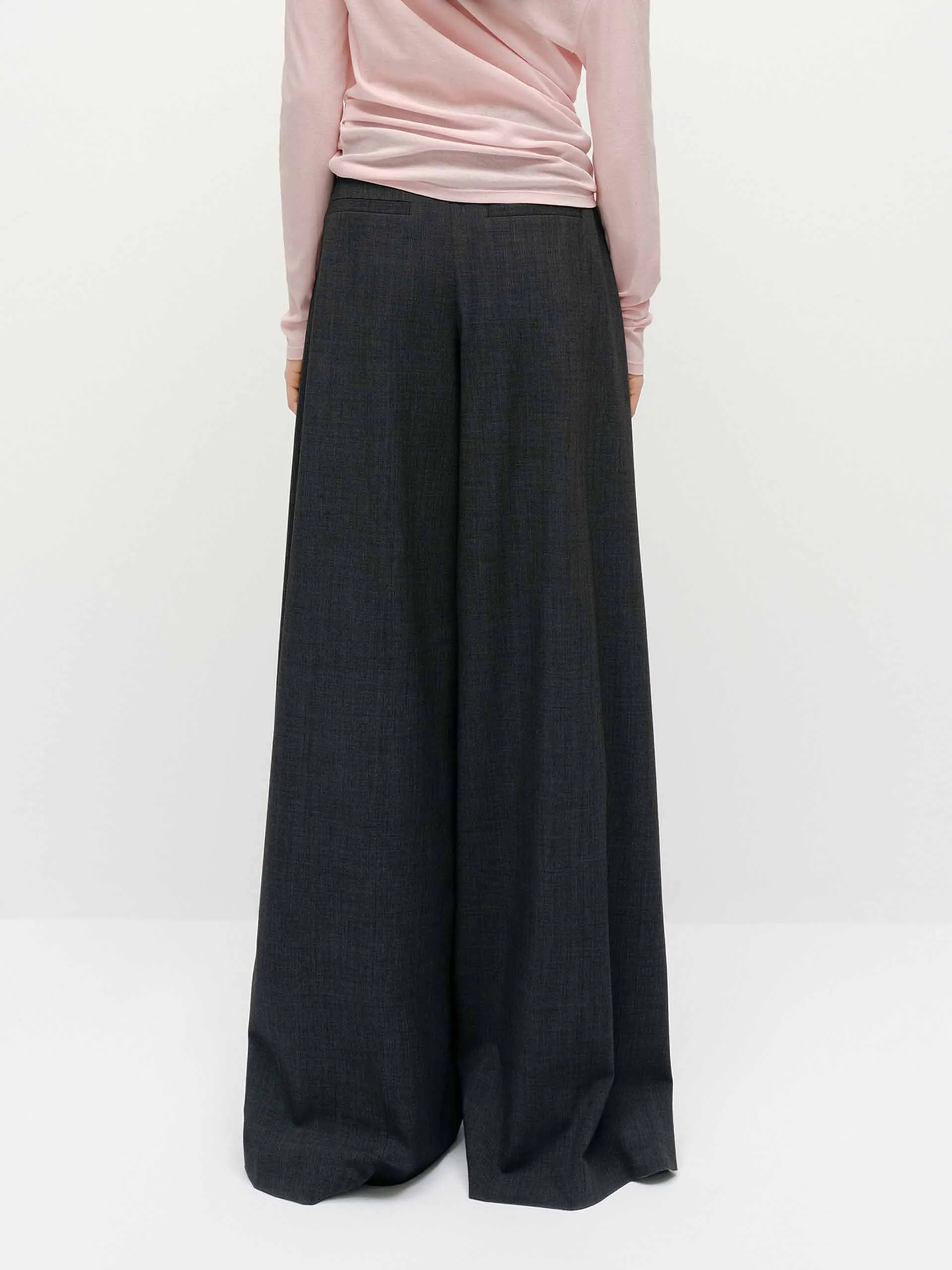 Wide Leg Belted Pants