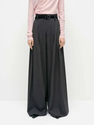 Wide Leg Belted Pants