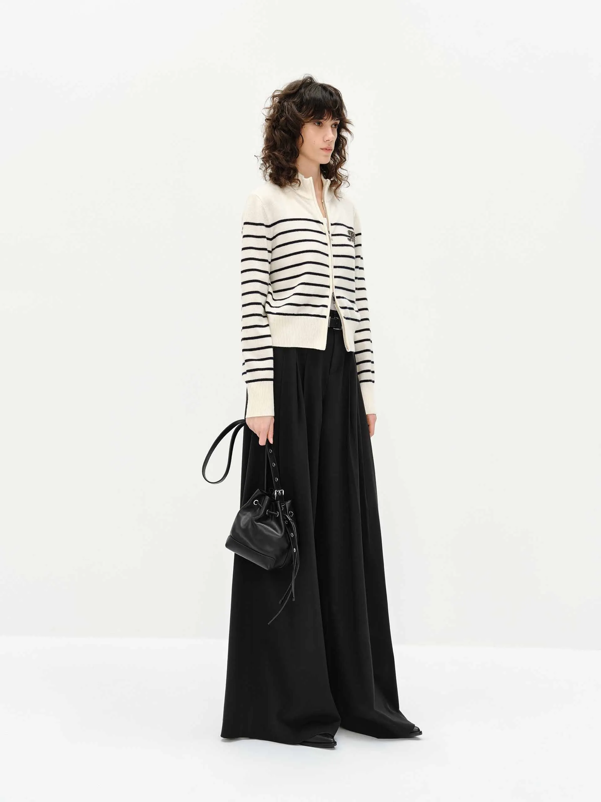 Wide Leg Belted Pants