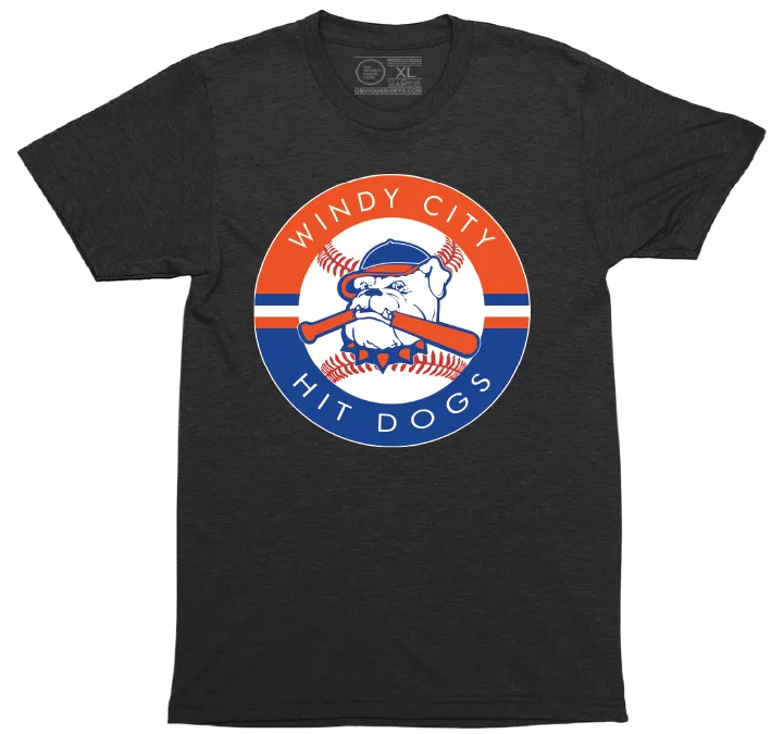 WINDY CITY HIT DOGS LOGO.
