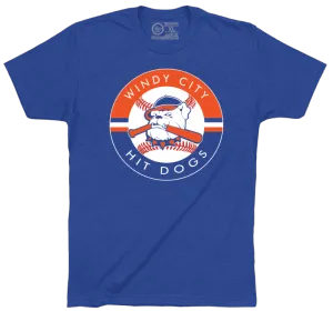 WINDY CITY HIT DOGS LOGO.
