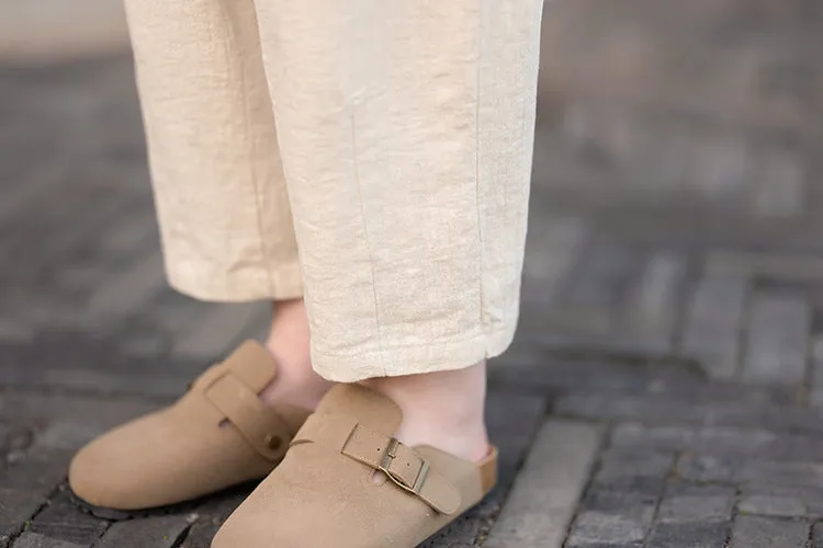 Women Summer Linen Casual Harem Pants