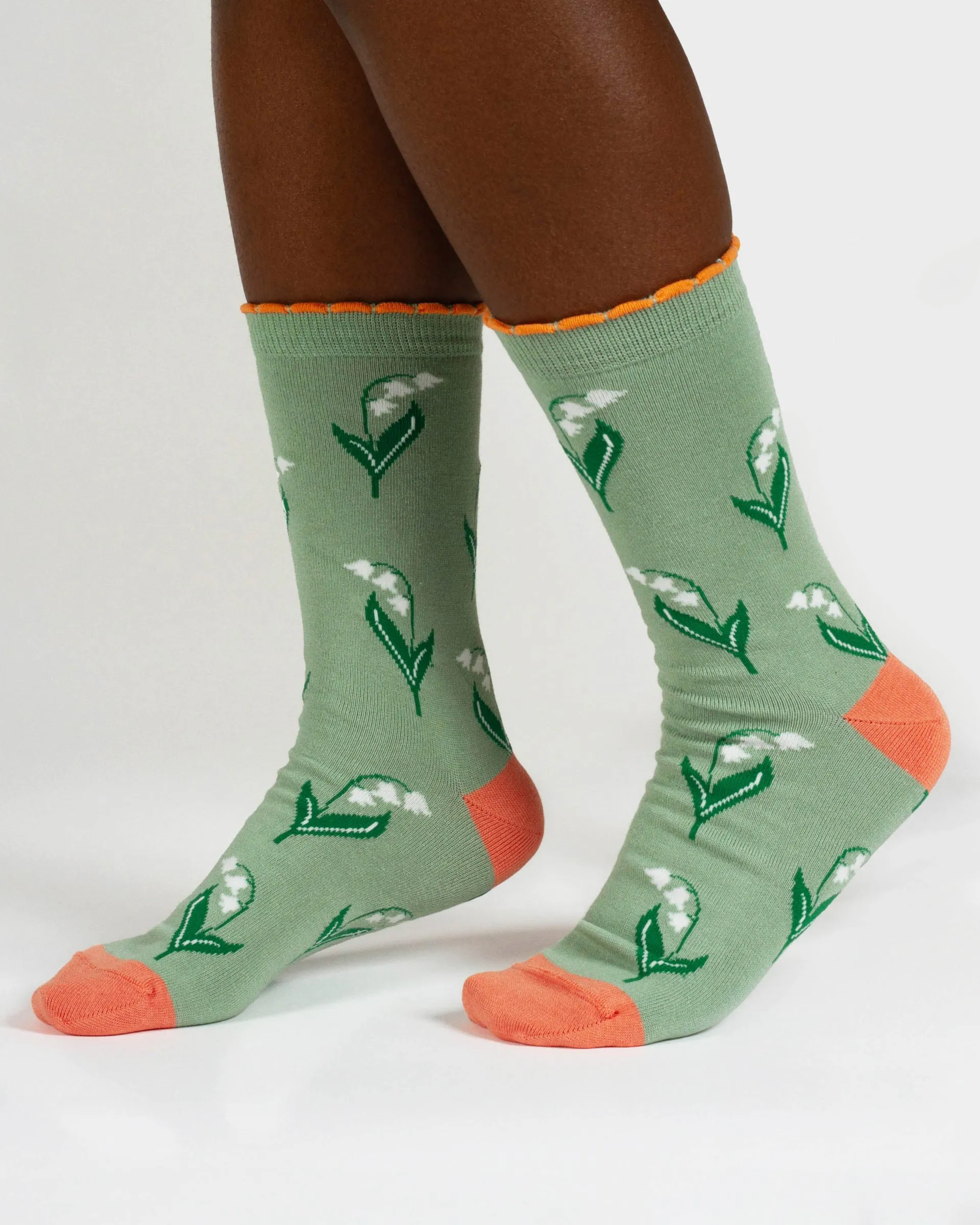 Womens Birth Flower Sock - Lily