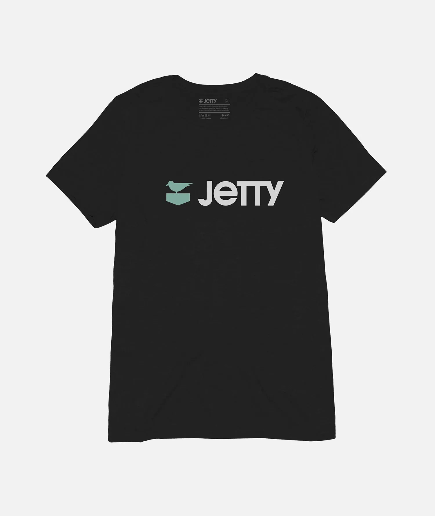 Womens Otis Logotype Tee - Black
