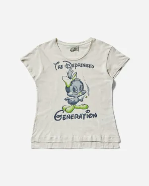 Women's Weedie Pie Cap Sleeve Tee Off White