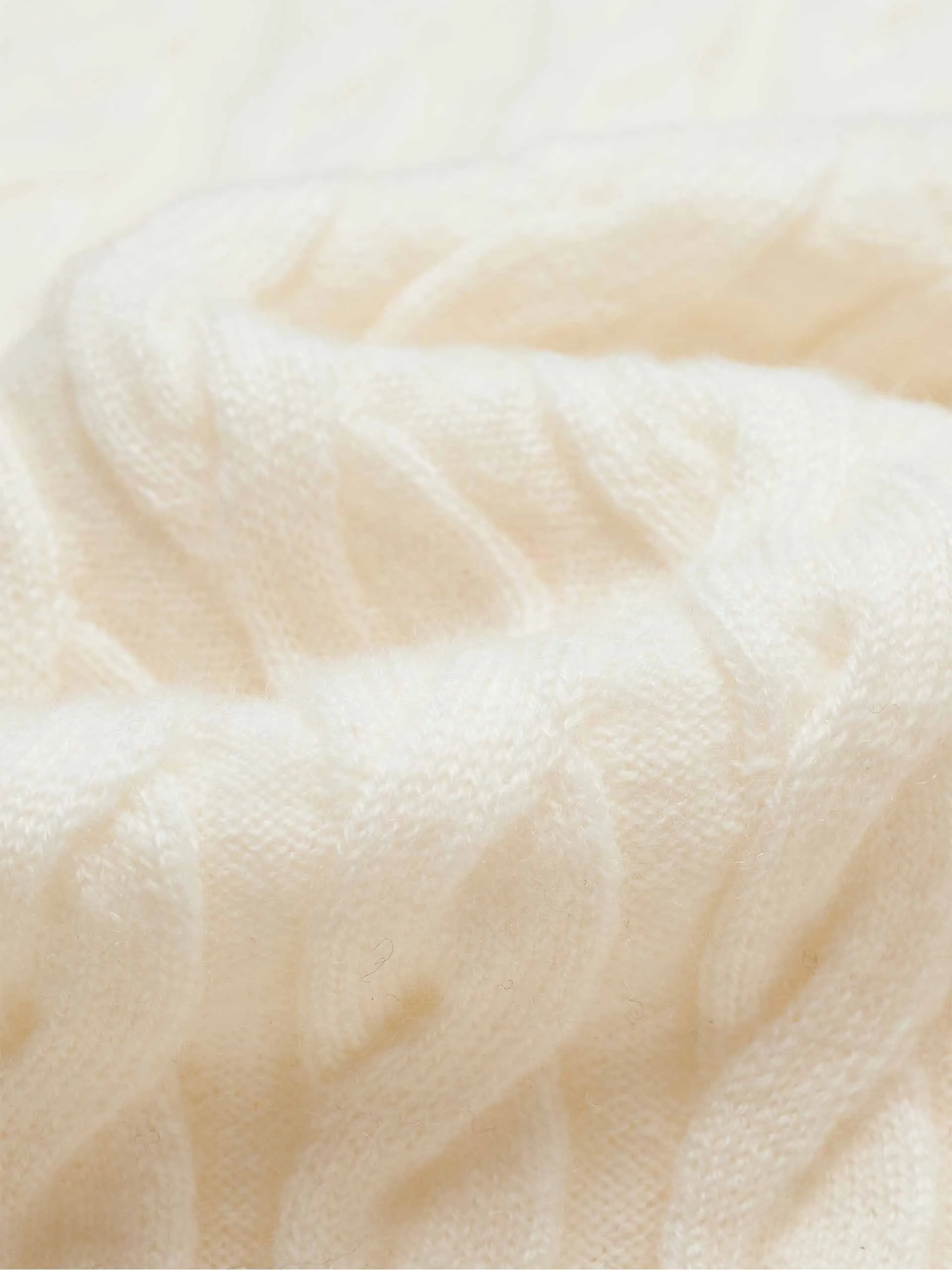 Wool Cable Knitted Top