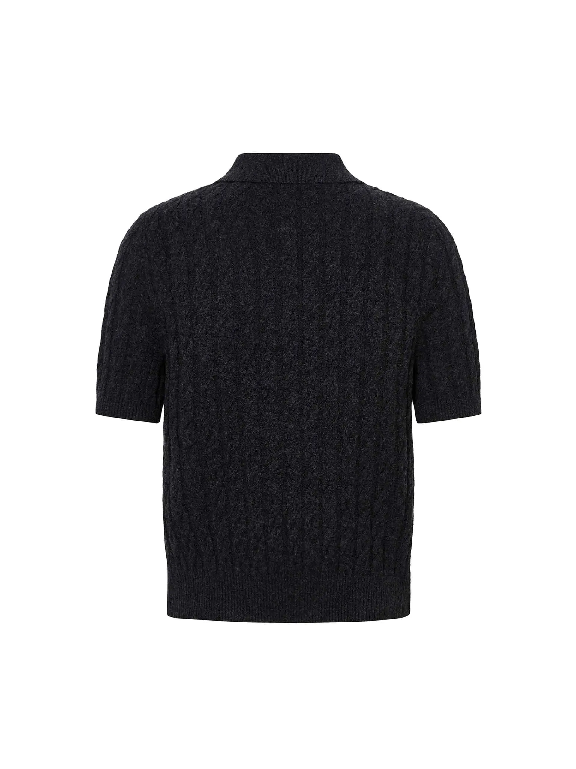 Wool Cable Knitted Top