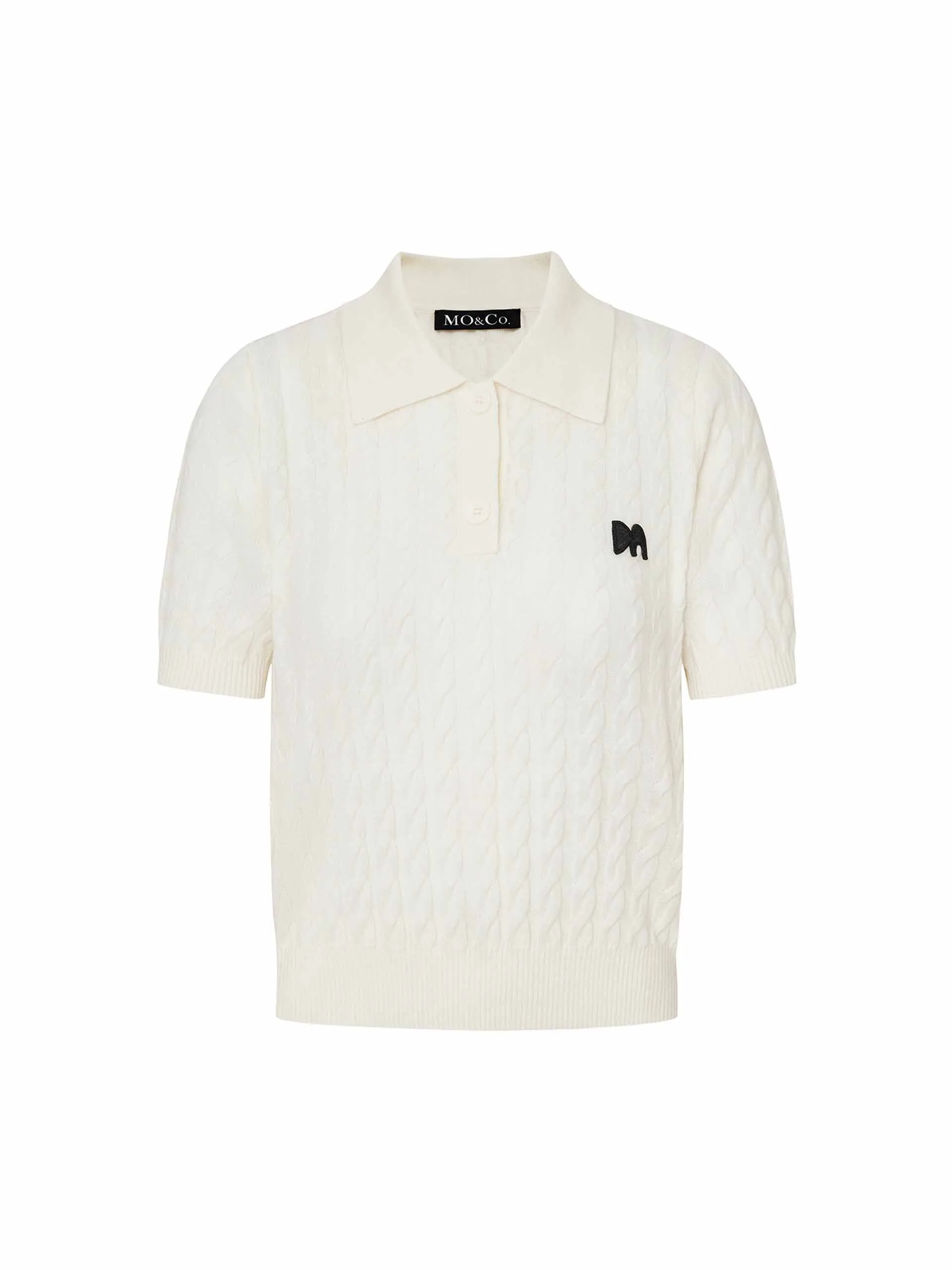 Wool Cable Knitted Top