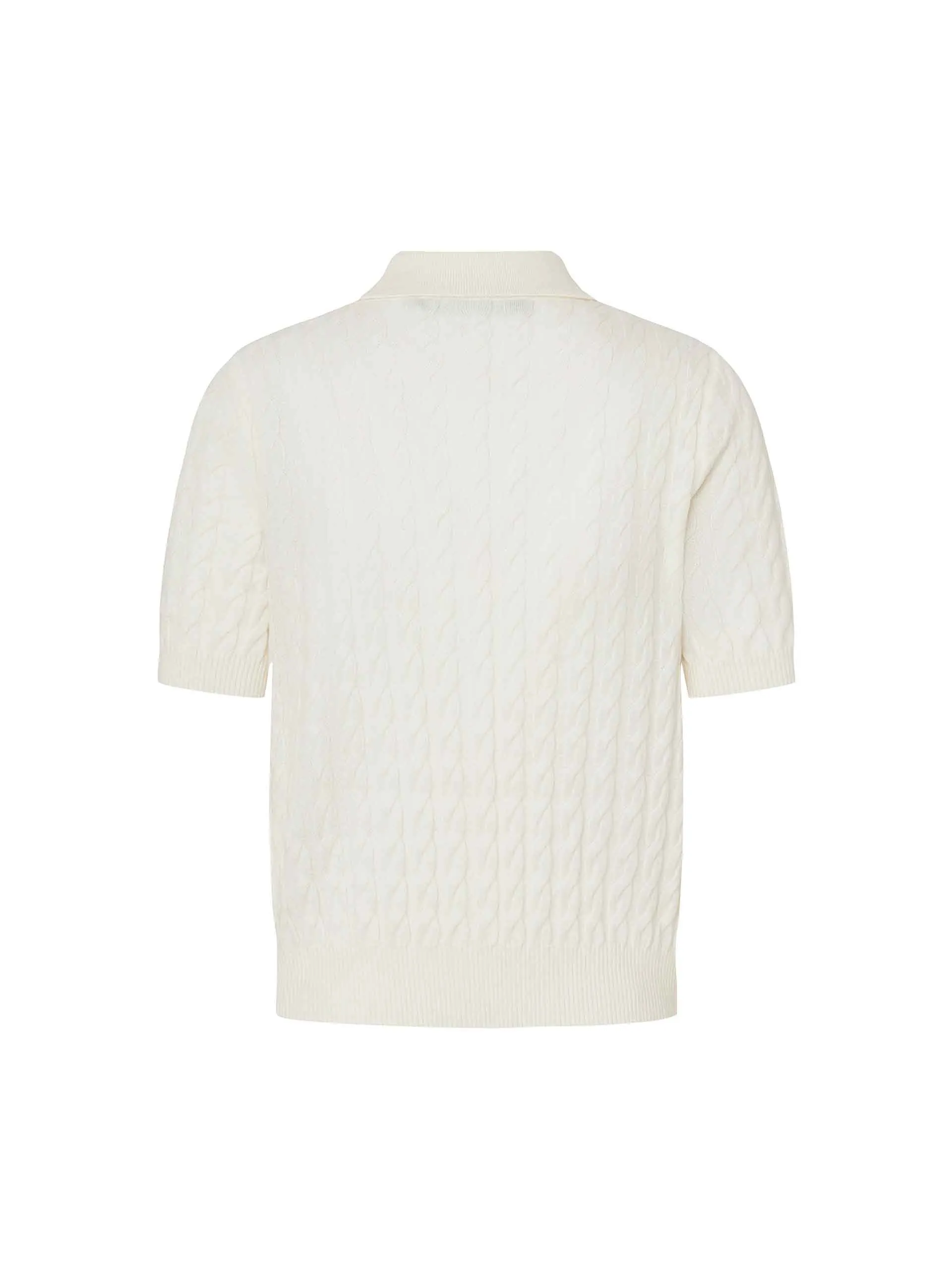 Wool Cable Knitted Top