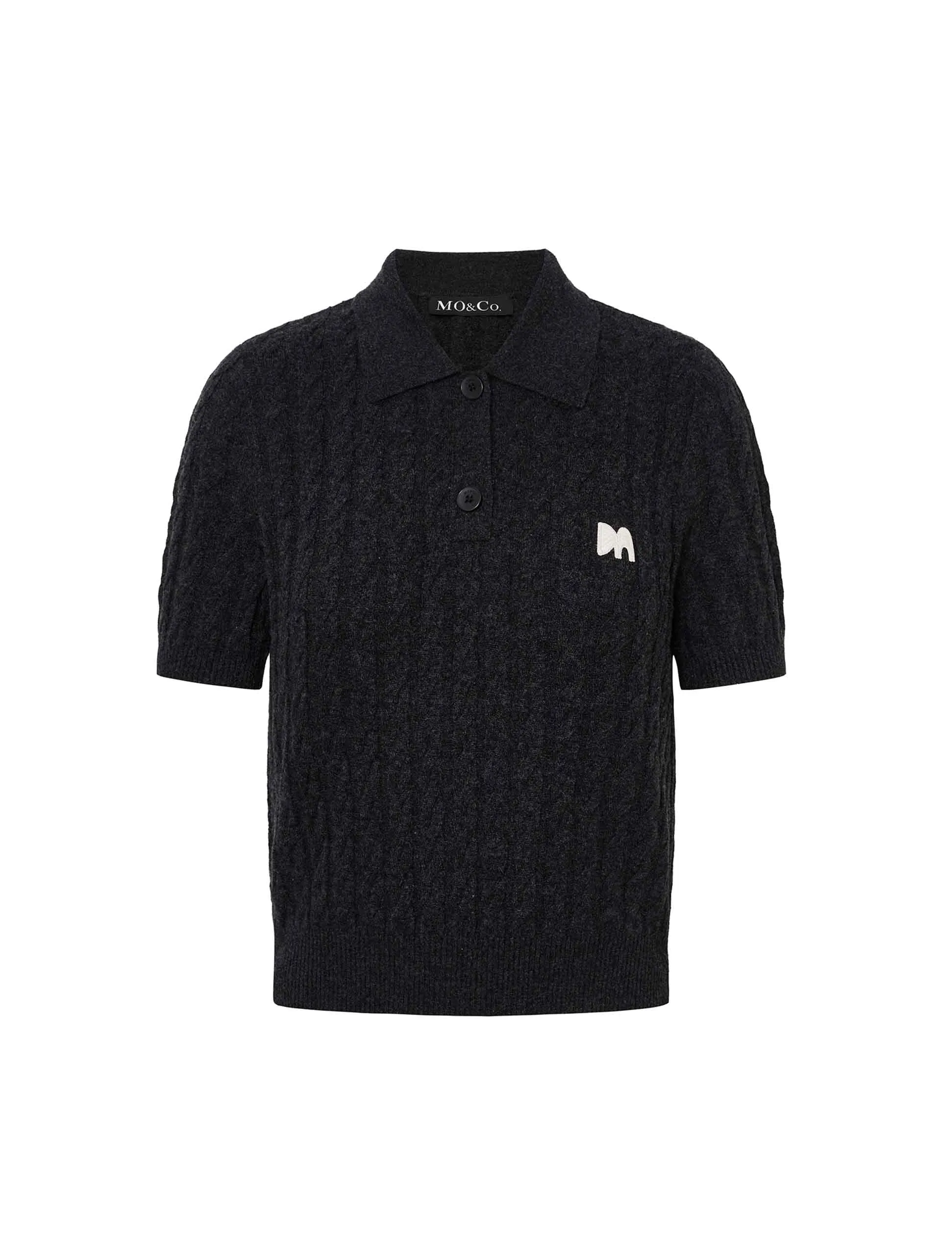Wool Cable Knitted Top