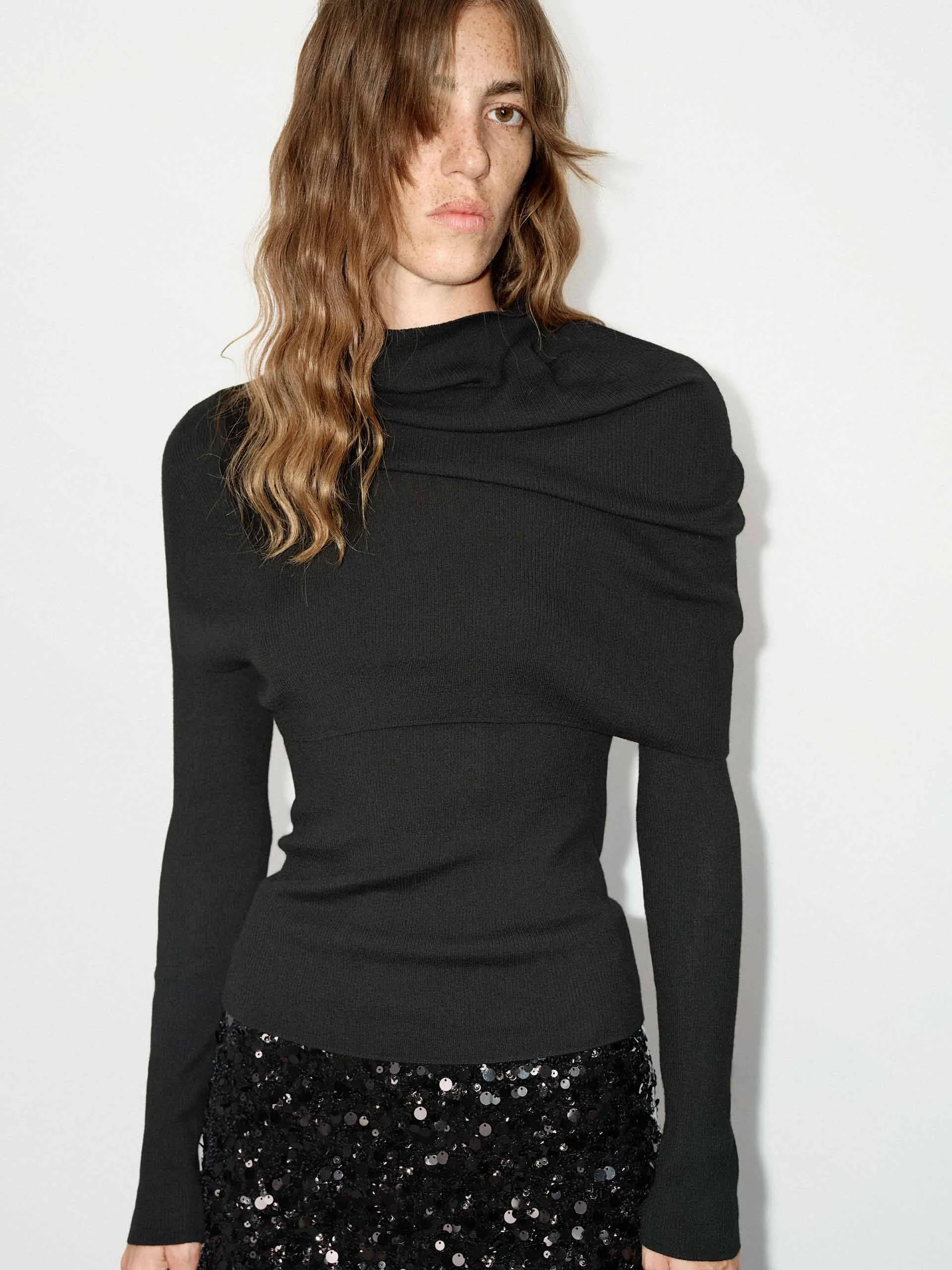 Wool Knitted Top Set