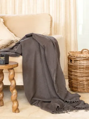 Woven Throw Blanket - Graphite