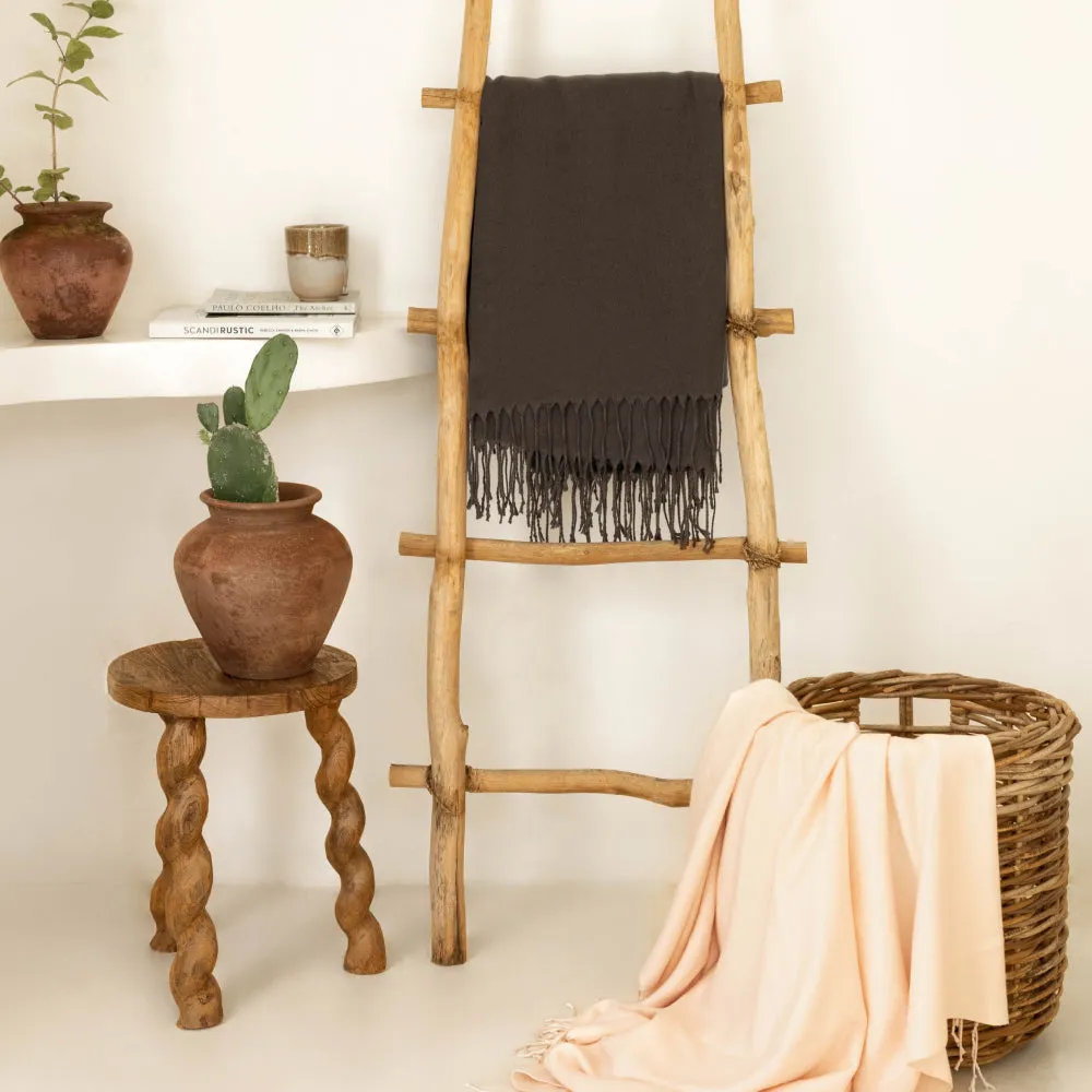 Woven Throw Blanket - Oat